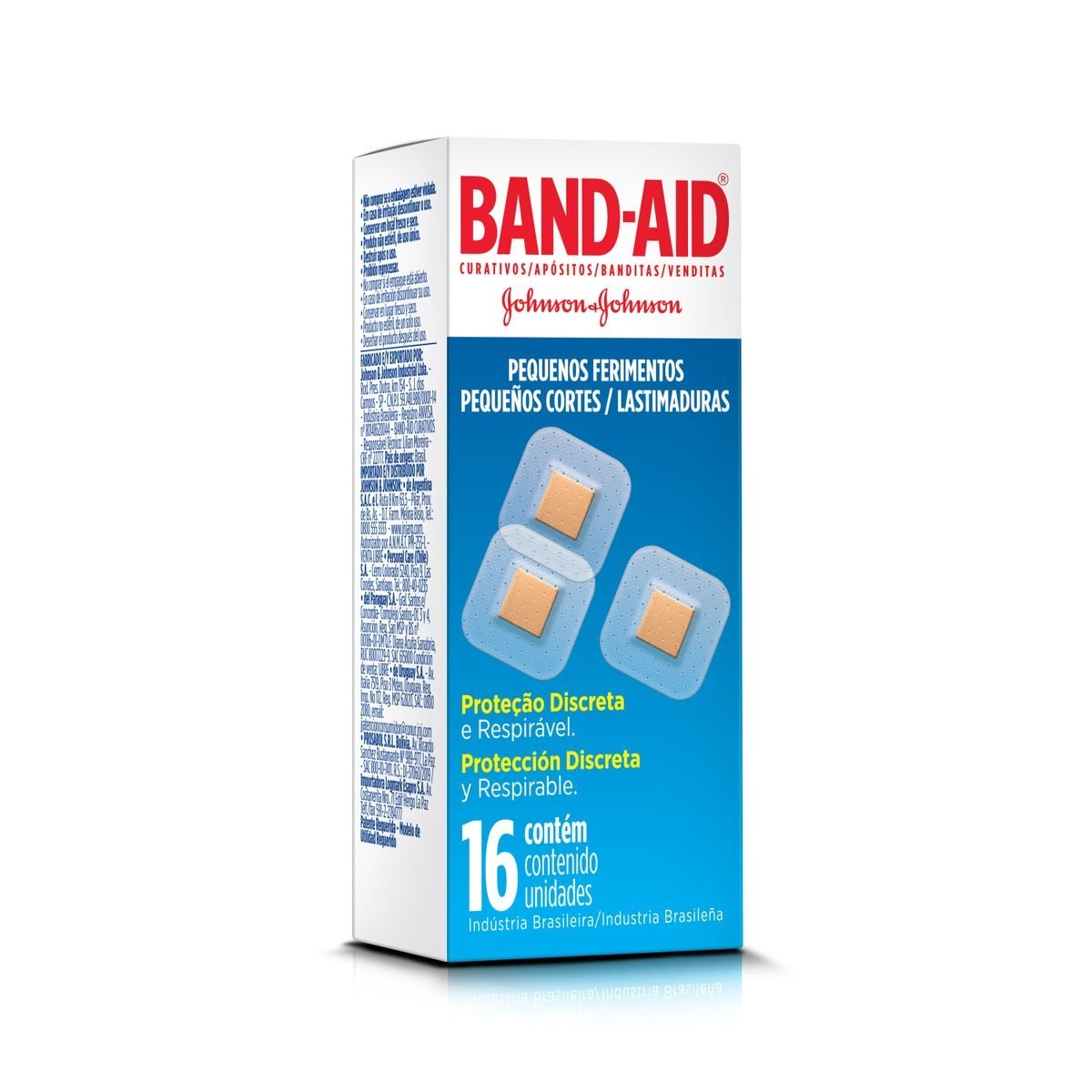 Curativos Band-Aid ] Ferimentos Com 16 Unidades