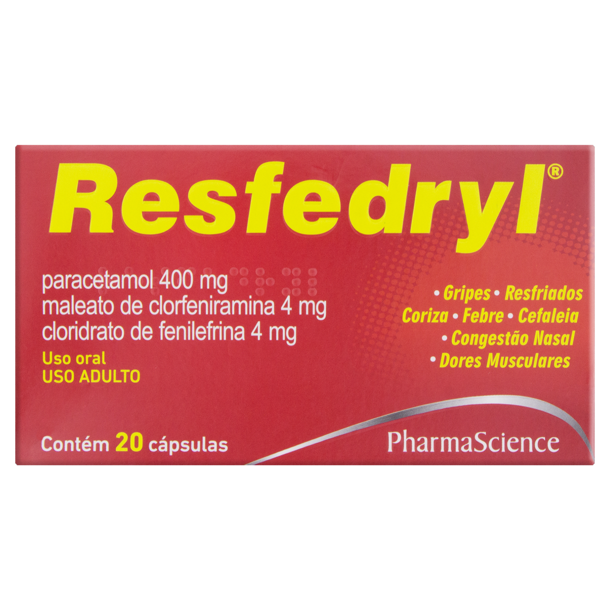 RESFEDRYL C/20CP (PHA)