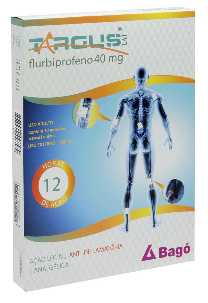 Targus Lat 40mg 10 Adesivos Transdérmicos -LABORATÓRIOS BAGÓ