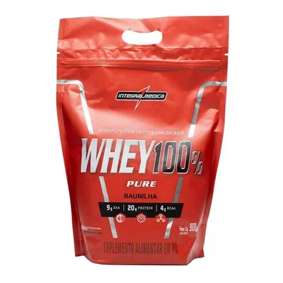Whey Protein 100 Pure Baunilha Pouch 900G