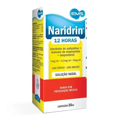 Solução Nasal Naridrin 12H Adulto Com 30ml