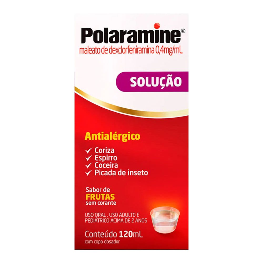 Polaramine Solução Oral 120ml - HYPERA