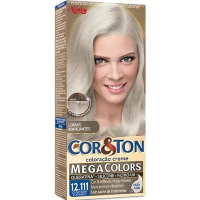 Tintura Cor&Ton Niely 12.111 Louro Super Platinado
