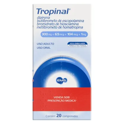 Tropinal Com 20 Comprimidos