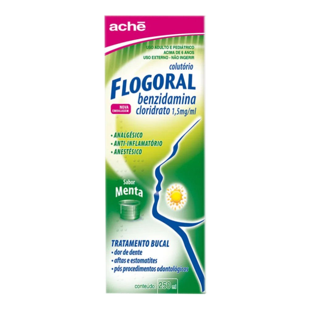 FLOGORAL COLUTORIO MENTA 250ML (ACH)