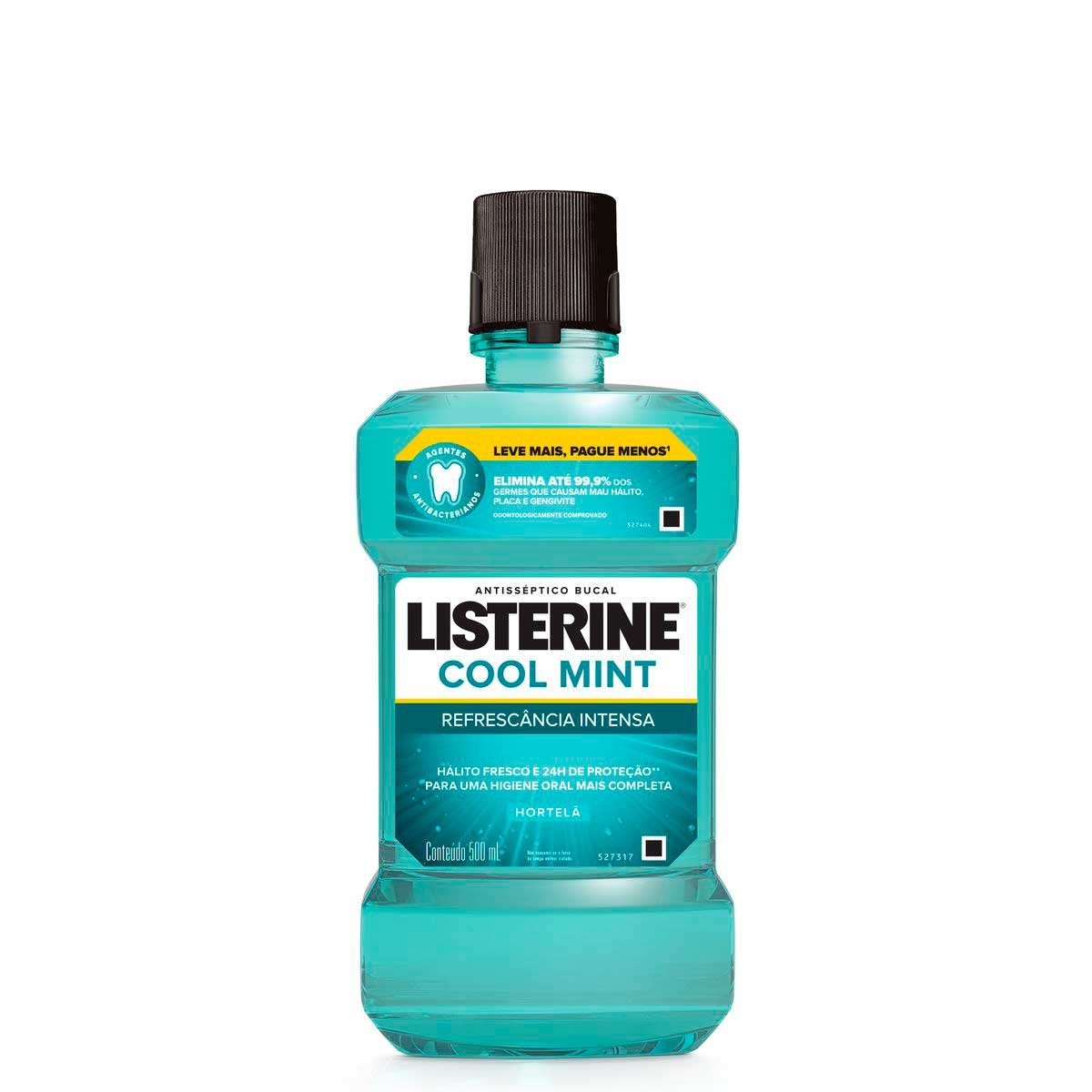 Enxaguante Bucal Cool Mint Listerine 500Ml