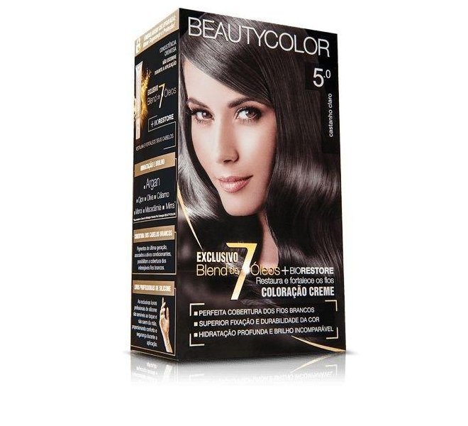 Tintura Beauty Color Castanho Claro 5.0