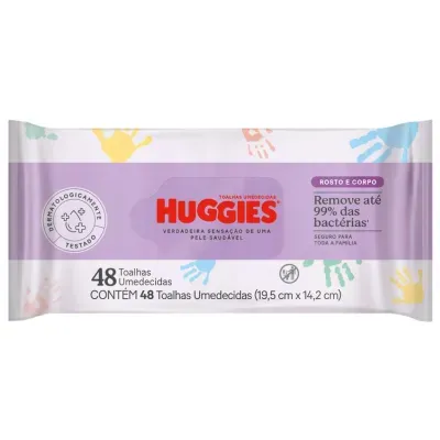 Lencos Umedecidos Huggies One&Done Com 48 Unidades