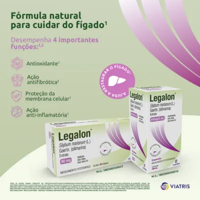 Legalon 64mg/5ml 100mlde suspensão de uso oral - MYLAN