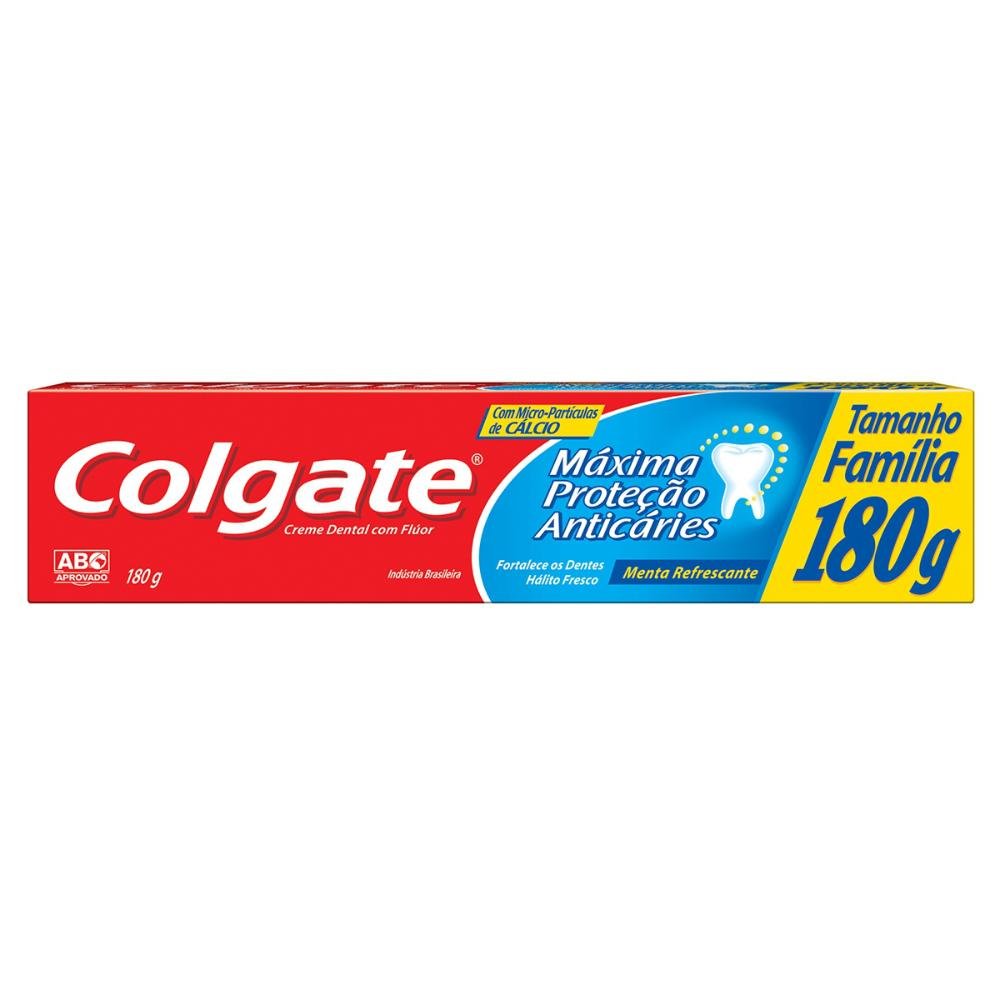 Creme Dental Colgate Máxima Proteção Anticáries 180G