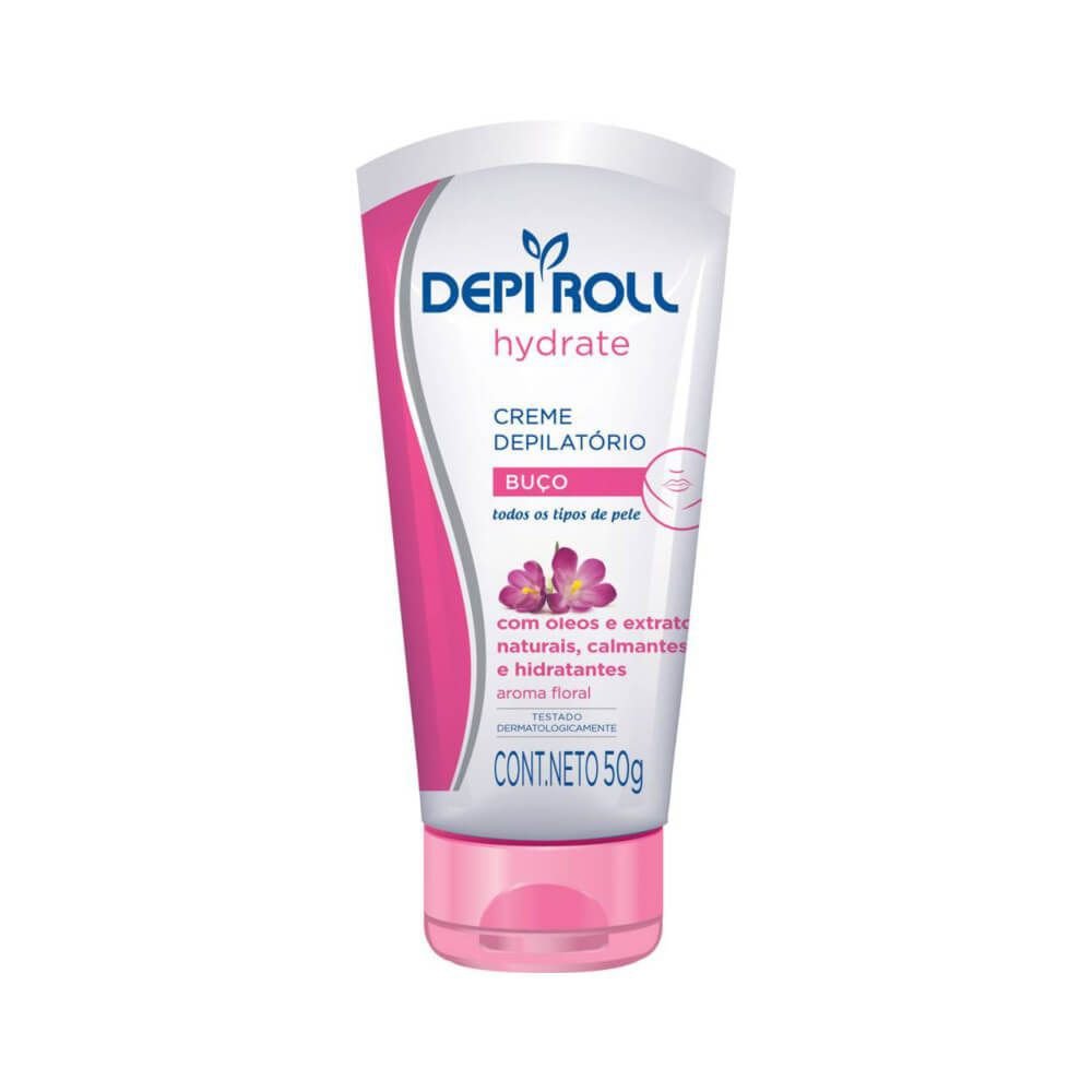Creme Depilatório Depi Roll Buço Hydrate 50G