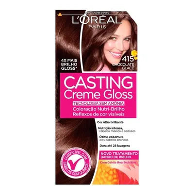 Coloração Casting Creme Gloss 415 Chocolate Glace