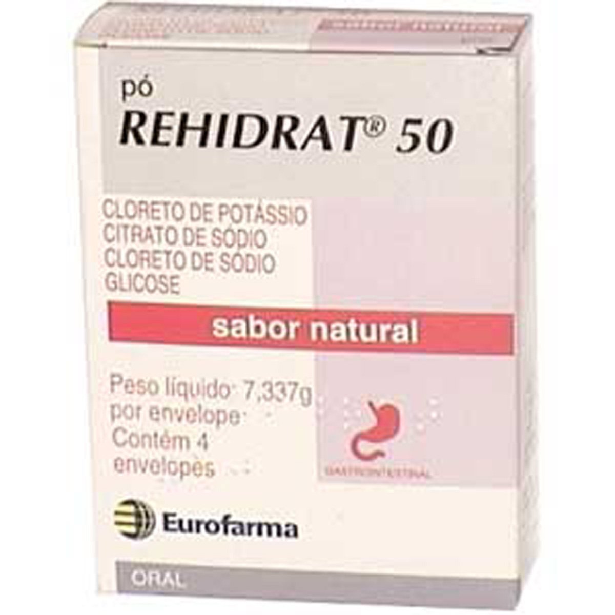 Rehidrat 50 Em Pó 7,33G Com 4 Envelopes