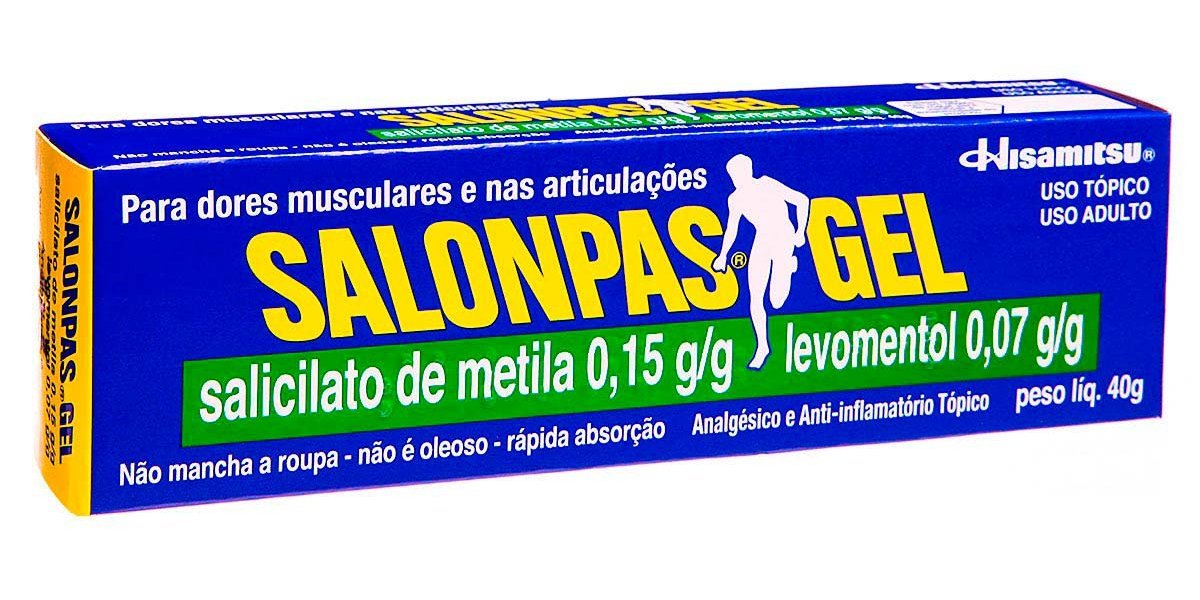 Salonpas Gel Hisamitsu Caixa Contendo Bisnaga Com 40G