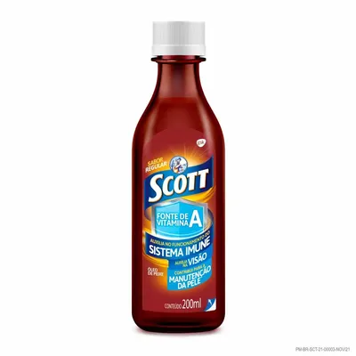 Emulsao Scott Tradicional Frasco 200Ml