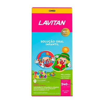 Lavitan Kids Sabor Tutti Frutti Cimed 240Ml