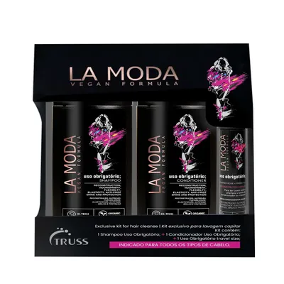 Kit Shampoo+Condicionador+Mini Leave30ml In - TRUSS LA MODA