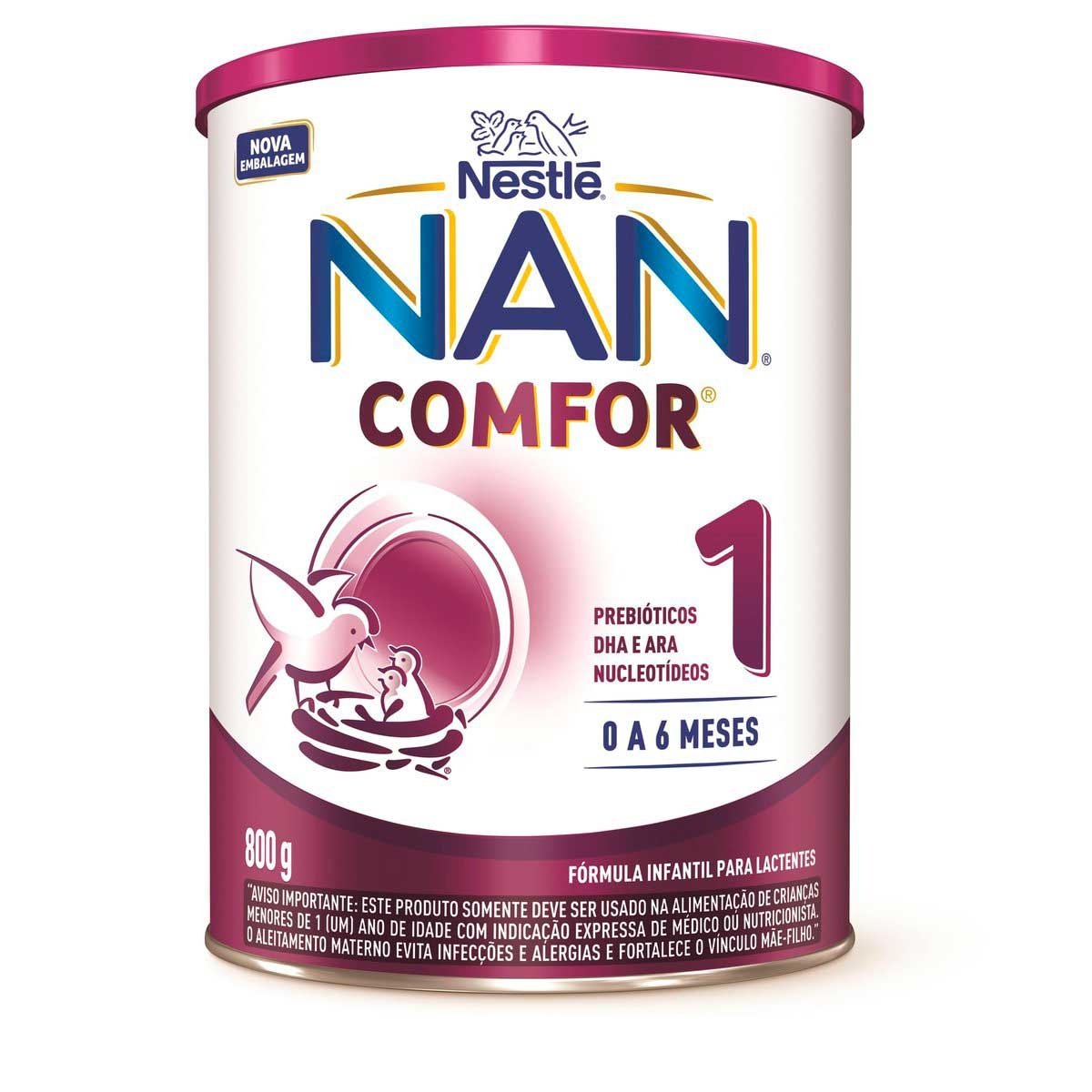 Leite Nan Comfor 1 F Infantil 800g