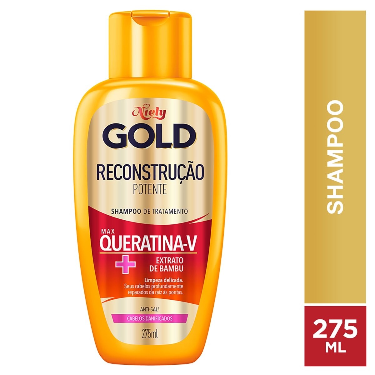 Shampoo Niely Gold Uso Diario Sem Sal C/300ml