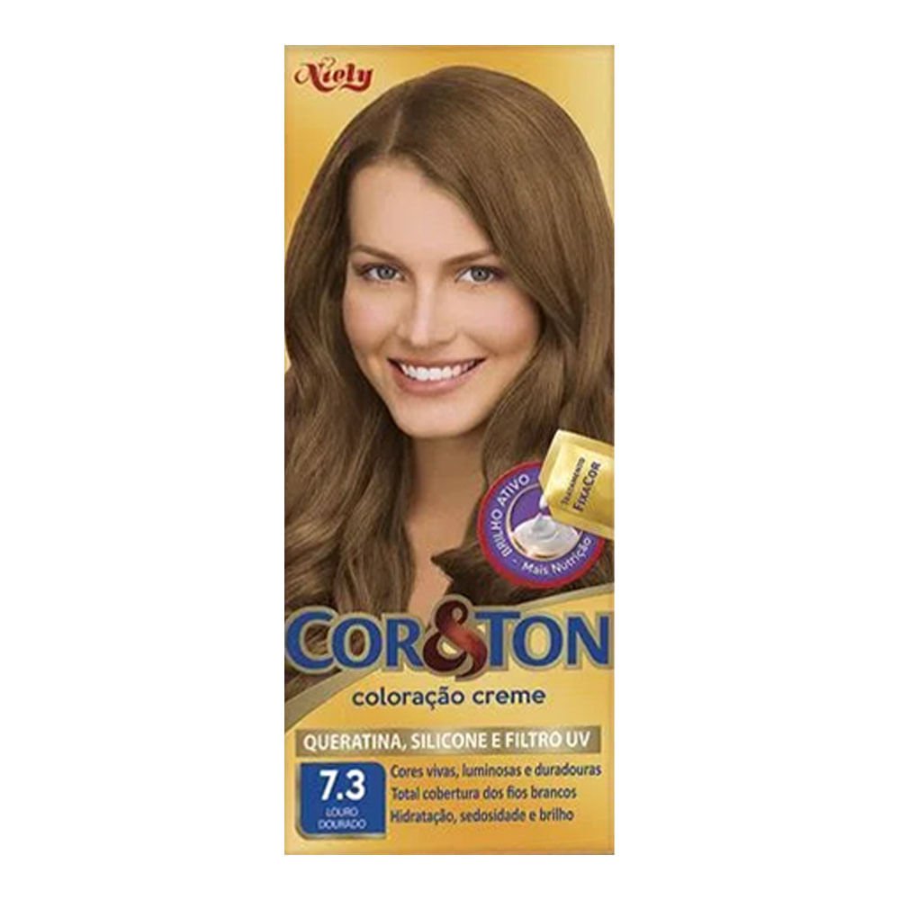 Tintura Cor & Ton 7.3 Louro Dourado