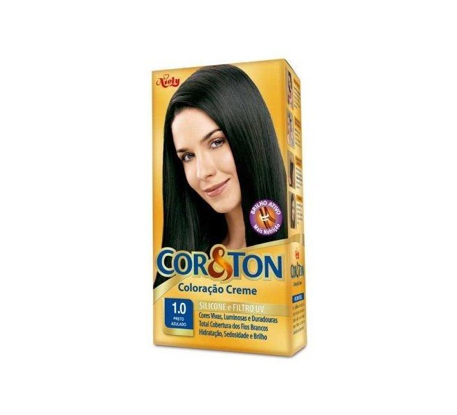 Tintura Cor&Ton Niely Preto Azulado 1.0