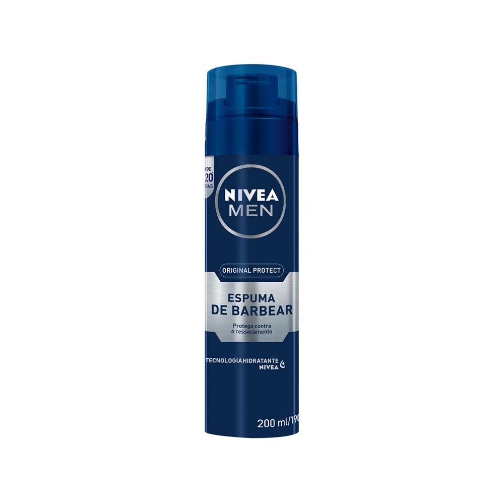Espuma para Barbear Men Original Protect 200ml - NIVEA