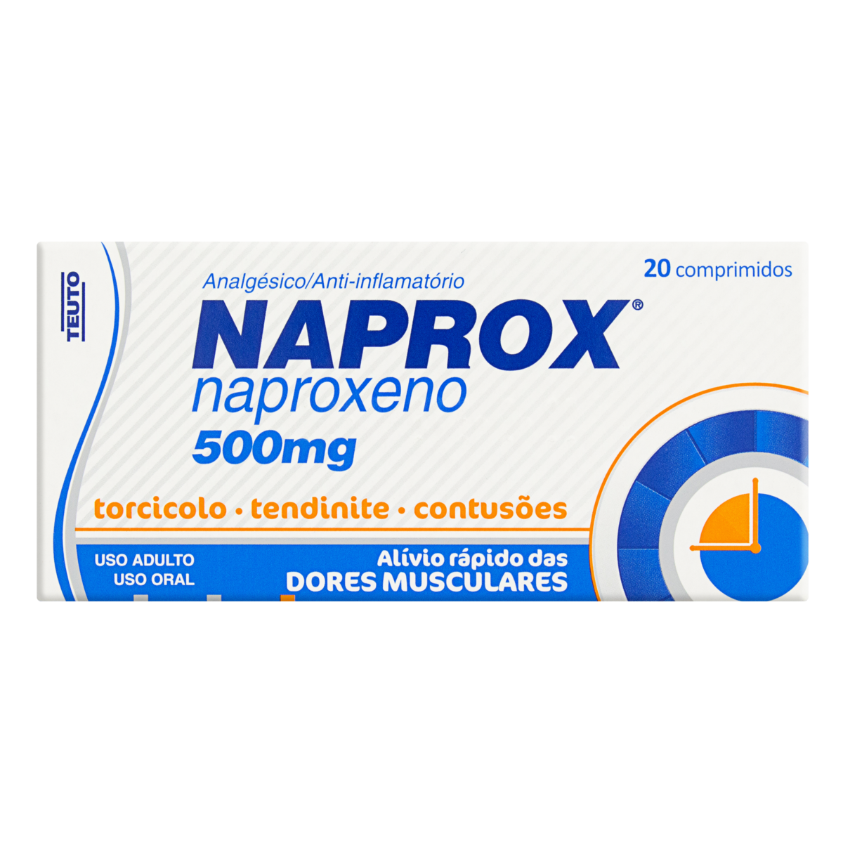 Naprox 500Mg 20 Comprimidos