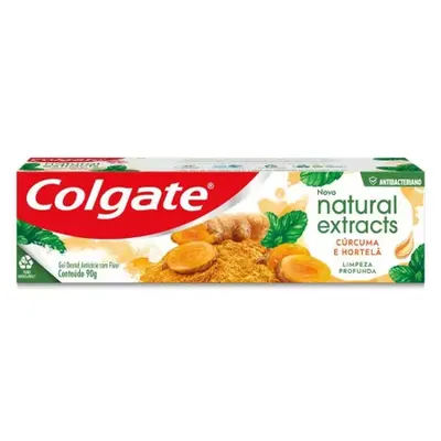 Gel Dental Colgate Natural Extracts Cúrcuma 90G