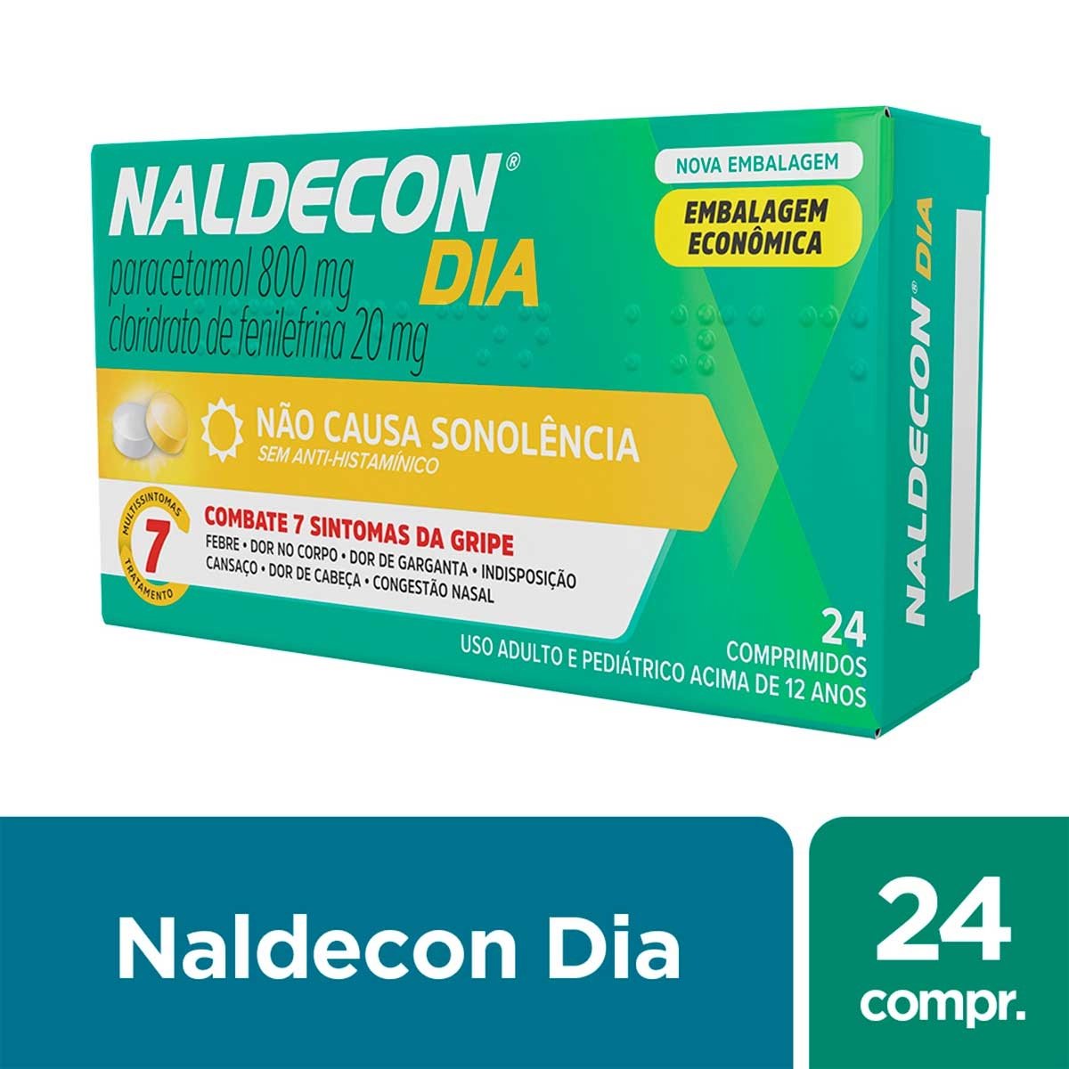 Naldecon Dia 24 Comprimidos - RECKITT