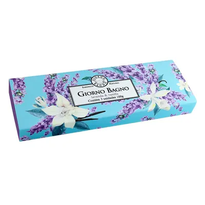 Kit Sabonetes Giorno Lavanda E Vanilla 3 Unidades