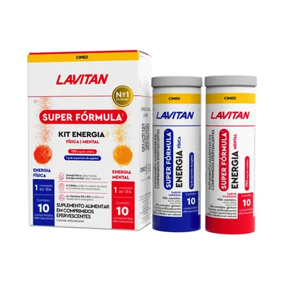 Lavitan Super Fórmula Kit Energia 10+10 Comprimidos