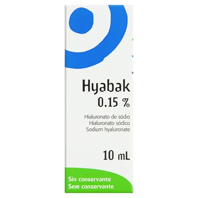 Solução Oftamológica Hyabak Com 10ml
