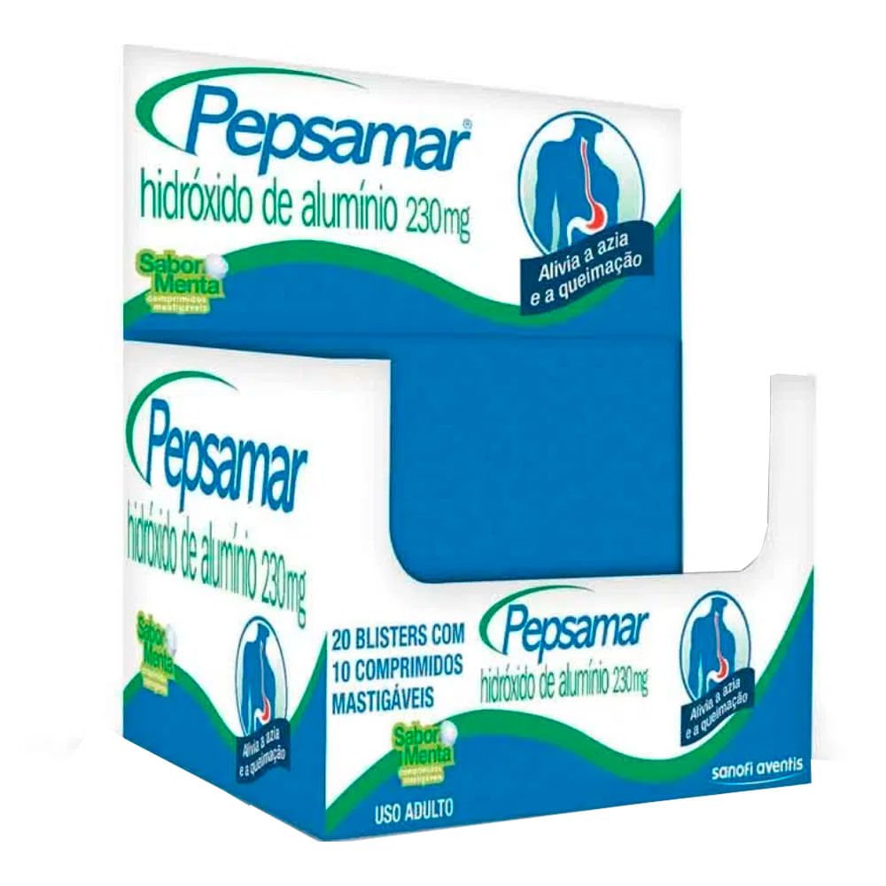 PEPSAMAR 230MG C/10CP MAST (SAO)