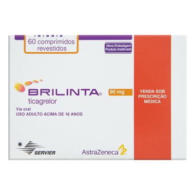 Brilinta 90Mg Astrazeneca Caixa 60 Comprimidos Revestidos