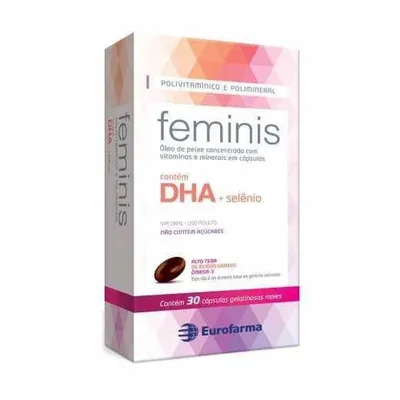 Feminis Eurofarma 30 Cápsulas Gelatinosas