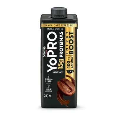 Bebida Lactea Yopro Cafe Expresso Zero Lactose 250ml -DANONE