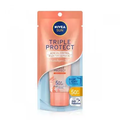 Protetor Facial Triple Protect Antiacne Fps50 Sun Nivea 40Ml