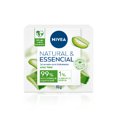 Sabonete Em Barra Natural E Essencial Aloe Vera Nivea 90G