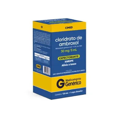 Cloridrato de Ambroxol Adulto 30mg/ml 120ml -CIMED