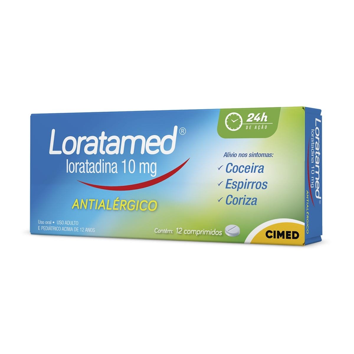 Loratamed 10Mg Cimed 12 Comprimidos