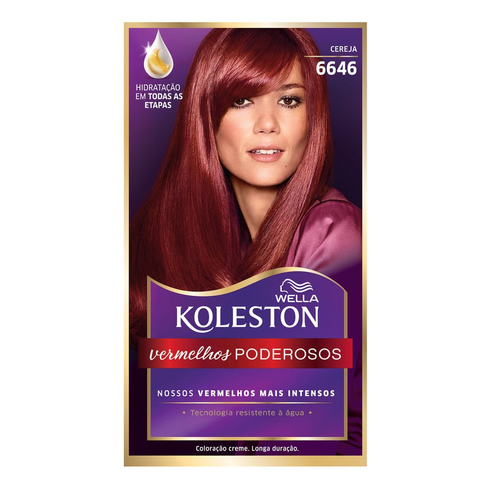 Tintura Koleston 6.646 Vermelho Cereja