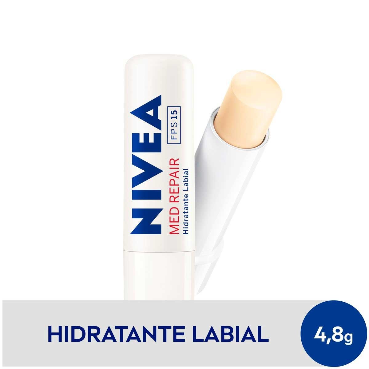 Hidratante Labial Med Repair FPS 15 Nivea Blister 4,8g