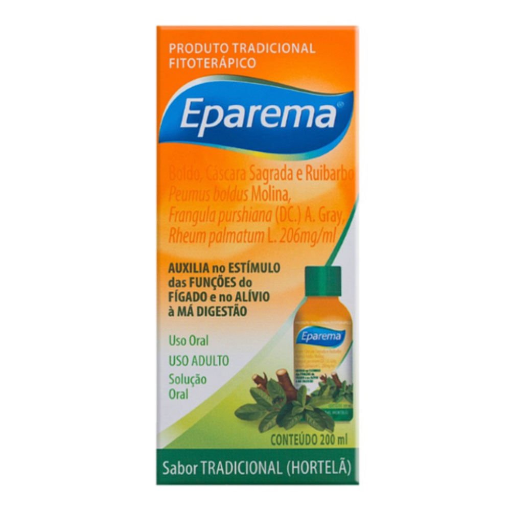 Eparema Tradicional Solução Oral Hortelã Takeda 200Ml