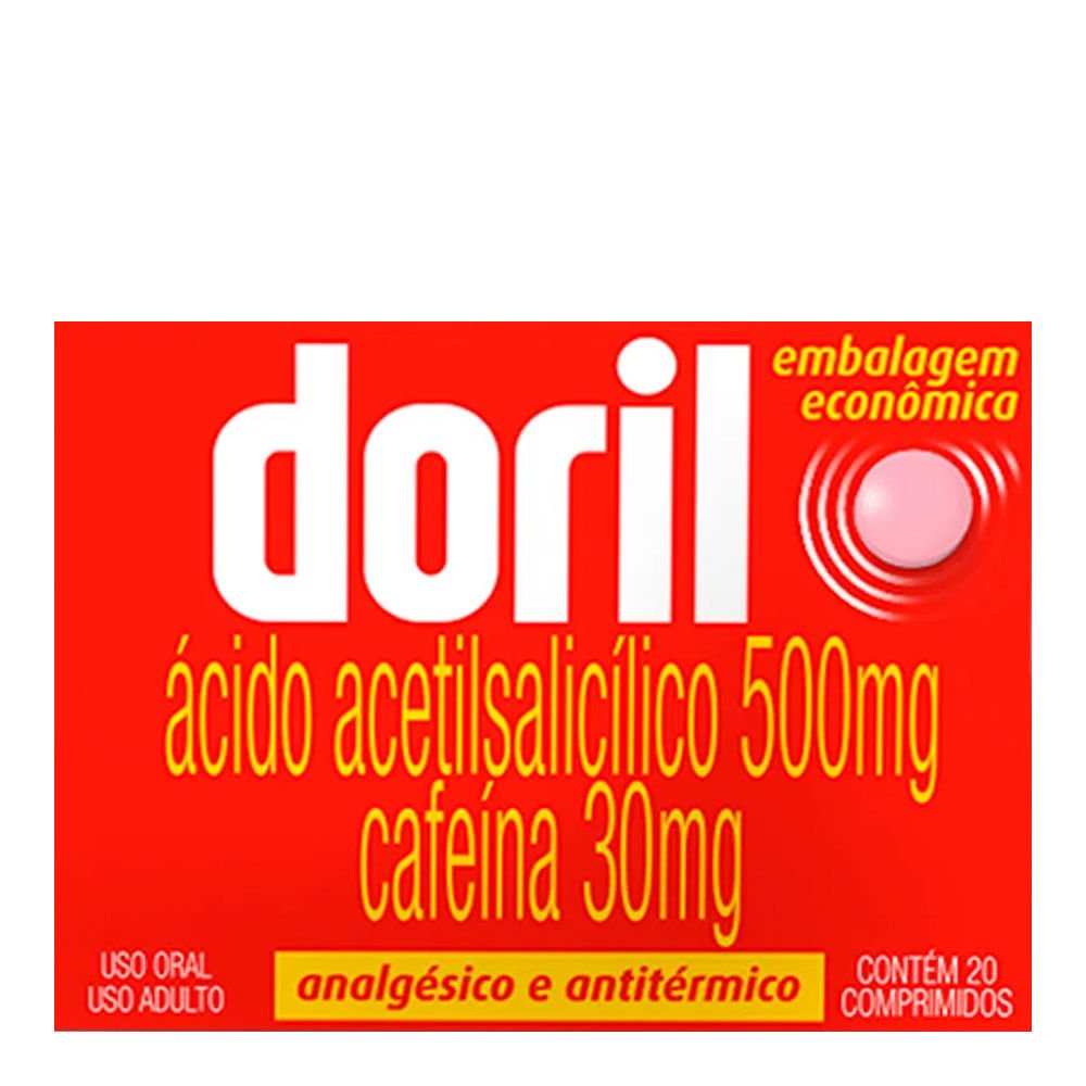 Doril Caixa Com 20 Comprimidos