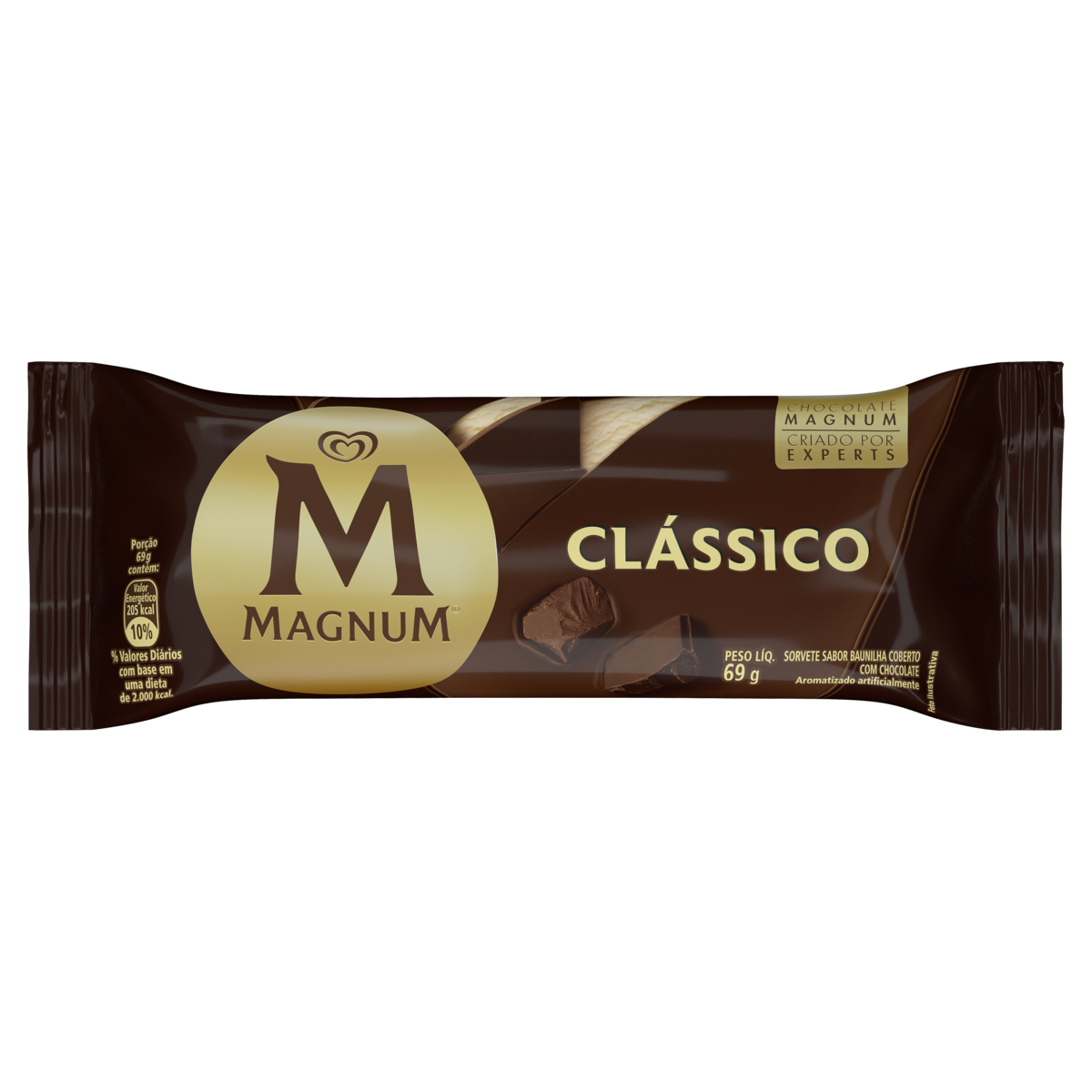Picolé Kibon Magnum Clássico Com 69g