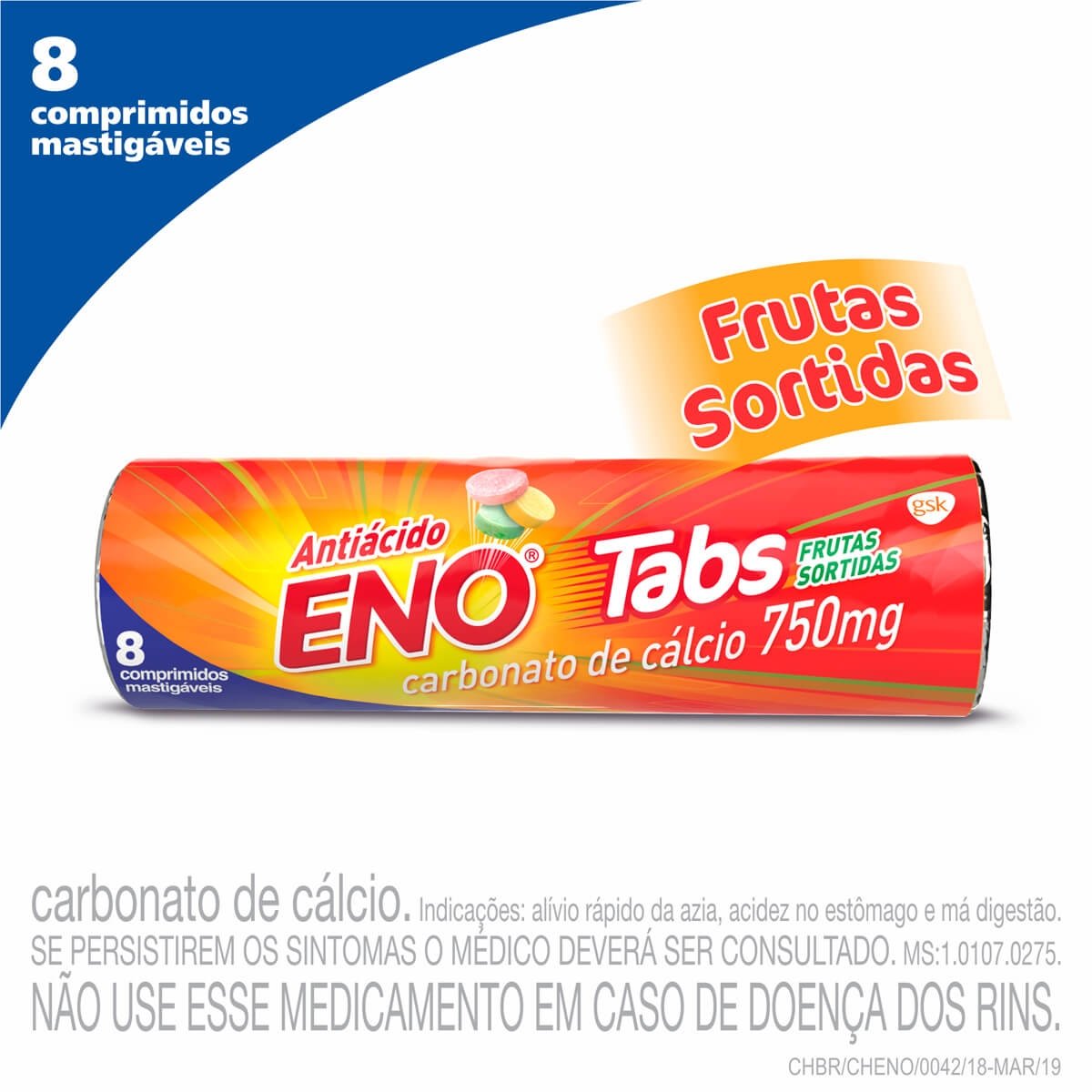 SAL DE FRUTA ENO TABS C/8PAST (GKO)