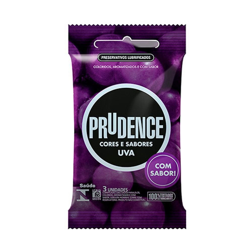 Preservativo Sabor Uva Prudence 3Un