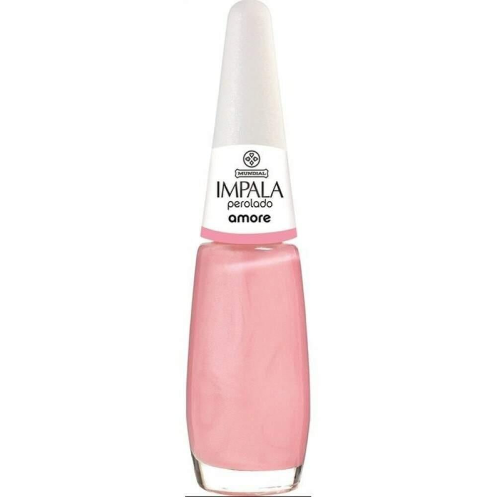 Esmalte Perolado Amore Cosmeticos Rosa 7.5 ml - IMPALA