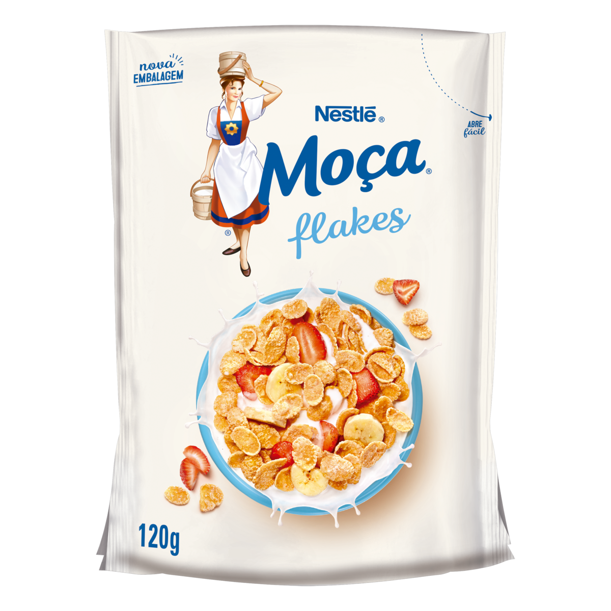 Cereal Matinal Integral Moça Flakes 120g - NESTLE
