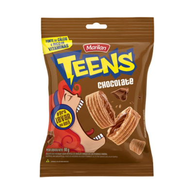 Biscoito Teens Chocolate 80G